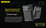 Nitecore FX1 Charger for Fujifilm NP-W126 and NP-W126S Camera Batteries