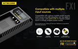 Nitecore FX1 Charger for Fujifilm NP-W126 and NP-W126S Camera Batteries