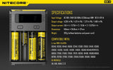 NiteCore New i4 4 Channel Universal Charger, for 18650, 16340 etc