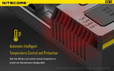 NiteCore New i4 4 Channel Universal Charger, for 18650, 16340 etc