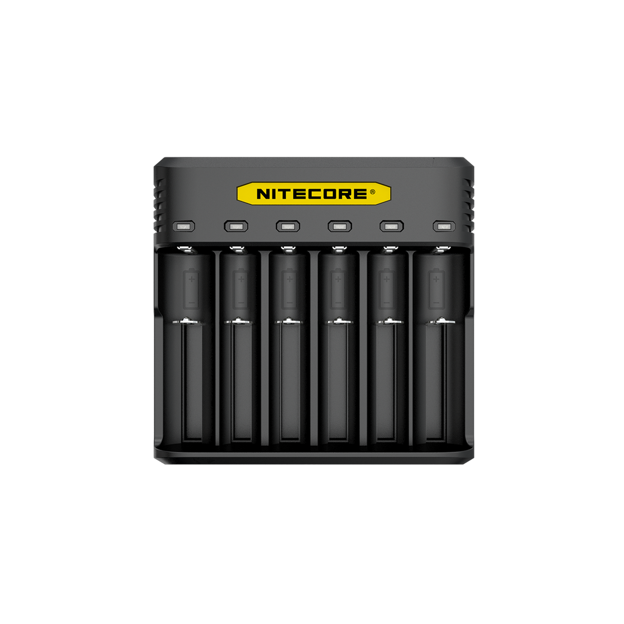 Nitecore Q6 Six Slot Charger, for 18650 16340 RCR123A 14500 18350 and more