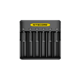 Nitecore Q6 Six Slot Charger, for 18650 16340 RCR123A 14500 18350 and more