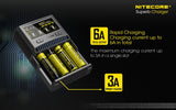 Nitecore SC4 4-Slot Fast Universal Charger for 18650 17650 17670, RCR123A 16340 14500 AA AAA C D