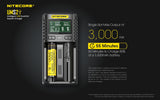 Nitecore UMS2 Dual-Slot USB Fast Charger, for 18650, 21700 batteries