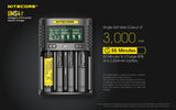 Nitecore UMS4 USB Four-Slot USB Fast Charger, for 18650, 21700 Batteries