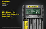 Nitecore UMS4 USB Four-Slot USB Fast Charger, for 18650, 21700 Batteries