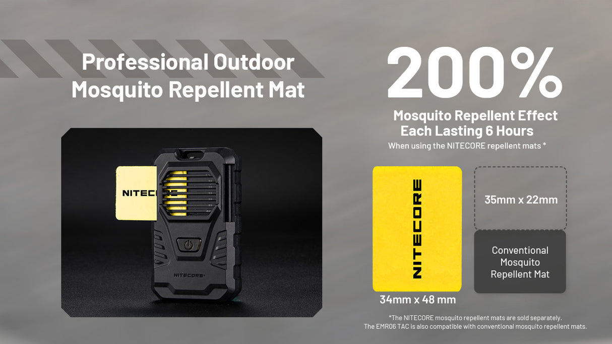 Nitecore EMR06 TAC Portable Rechargeable Mosquito Repeller