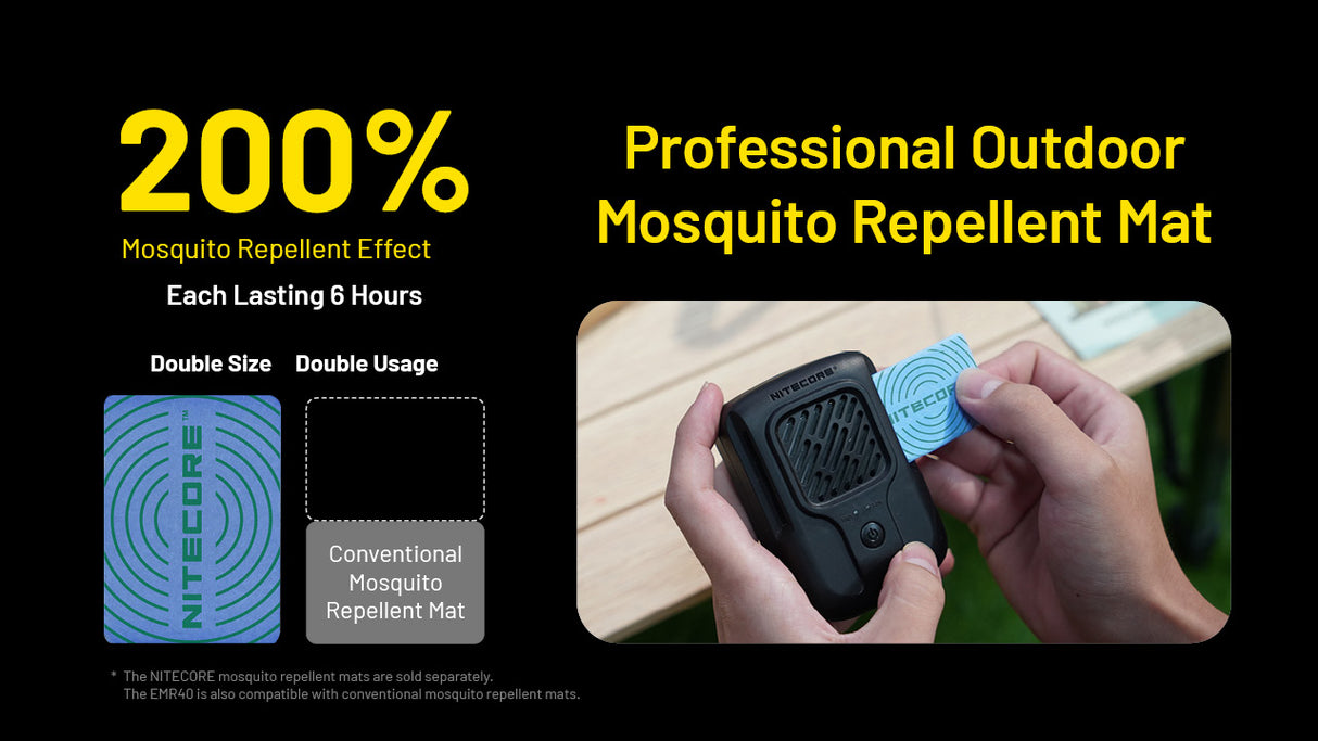 Nitecore EMR40 Portable Rechargeable Multipurpose Mosquito Repeller