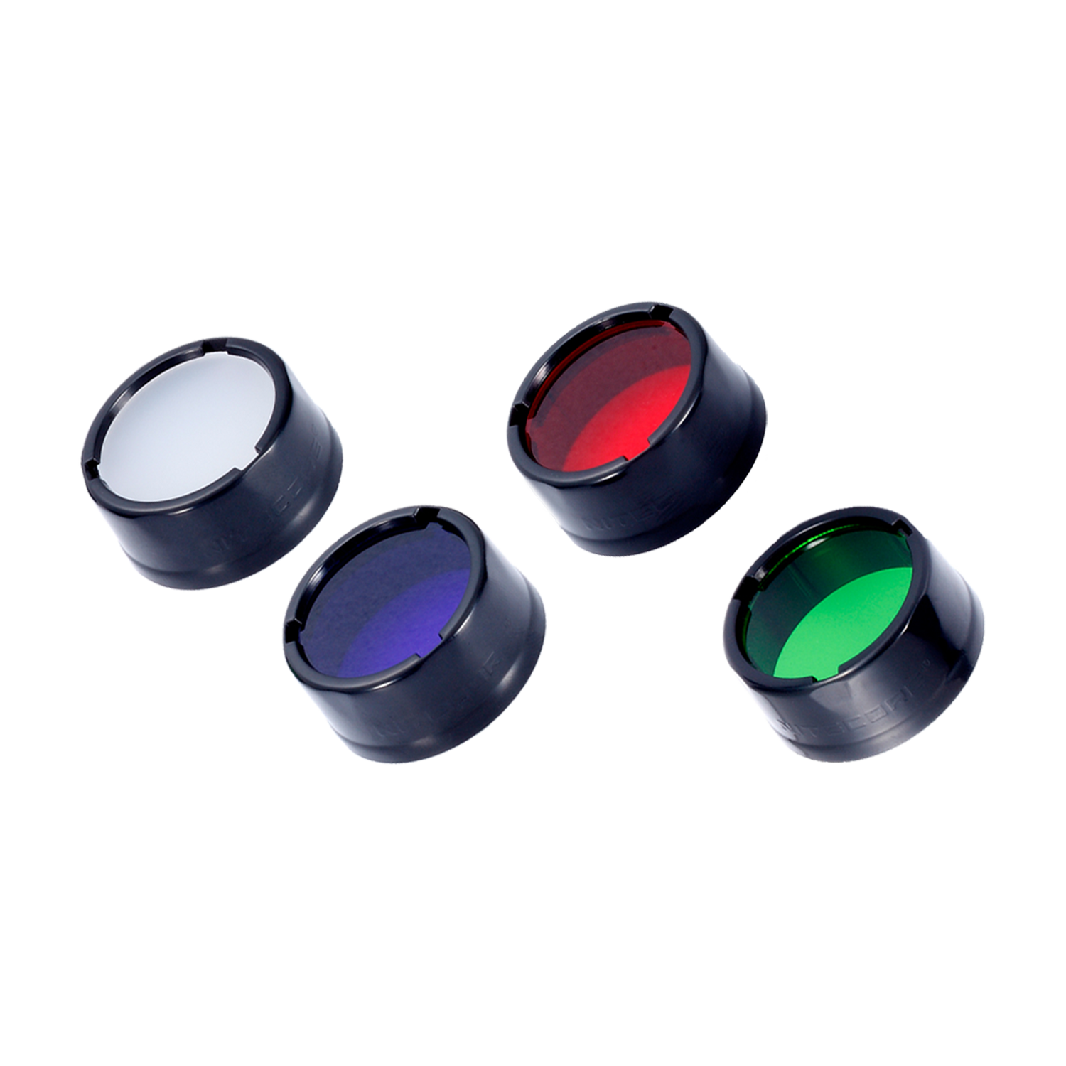Nitecore 25mm Red Green Blue Filter (NFR25, NFG25, NFB25) or White Diffuser (NFD25) for EC11, MH12, P12
