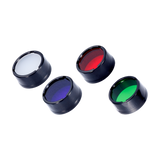 Nitecore 25mm Red Green Blue Filter (NFR25, NFG25, NFB25) or White Diffuser (NFD25) for EC11, MH12, P12