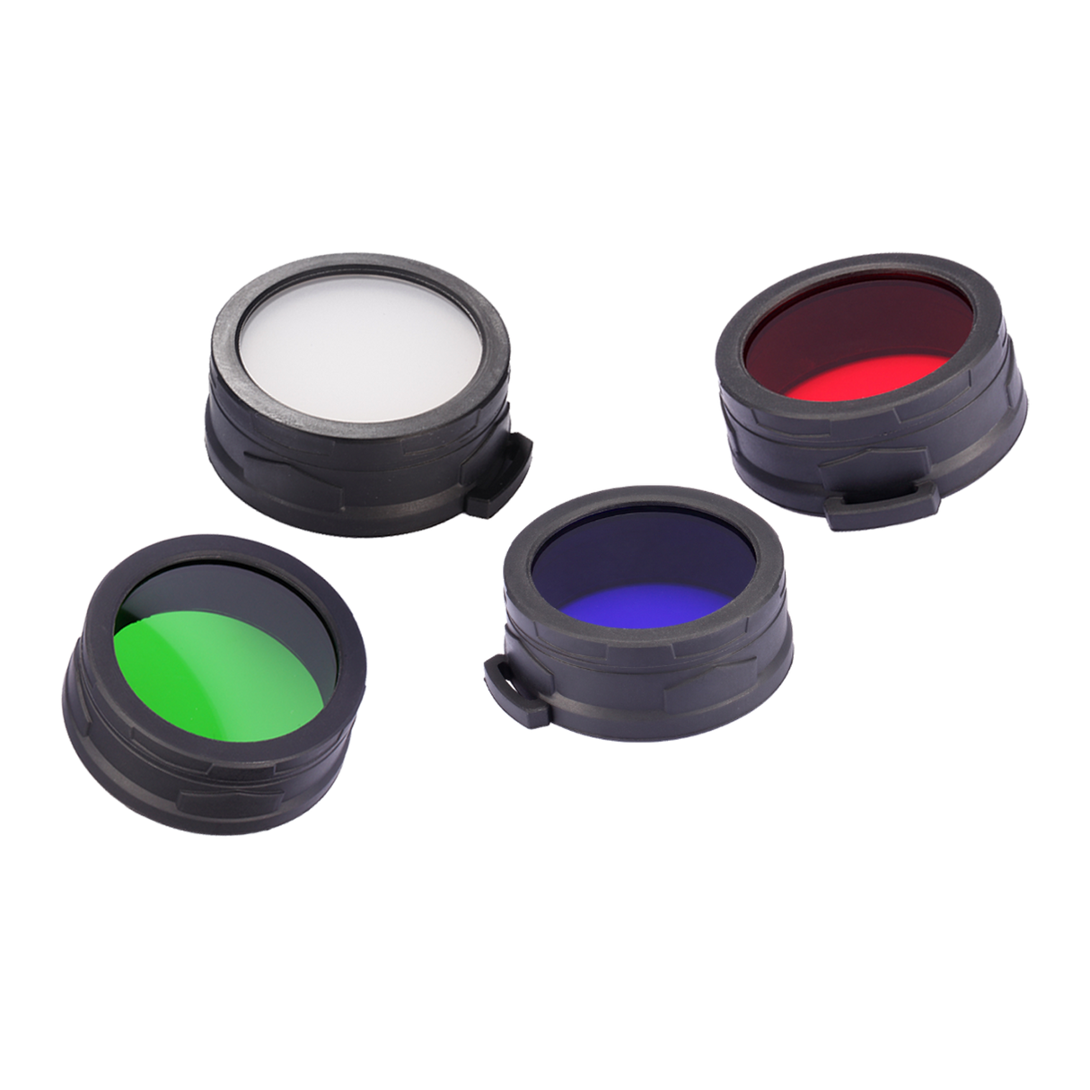 Nitecore 60mm Red, Blue, Green, or White (Diffused) Filter for MH41, MH40GT, TM15 (NFR60, NFG60, NFB60, NFD60)