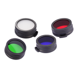 Nitecore 60mm Red, Blue, Green, or White (Diffused) Filter for MH41, MH40GT, TM15 (NFR60, NFG60, NFB60, NFD60)