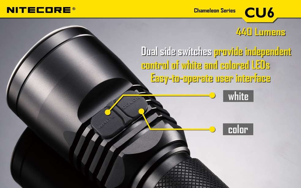 Nitecore CU6 440 Lumen UV LED Flashlight