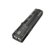 A black LED flashlight with a textured grip, with text that says 'NITRECORE' and 'EDC15' printed on its side, shown on a plain white background.
