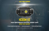 Nitecore HC60M v2 1200 Lumen NVG Helmet Light