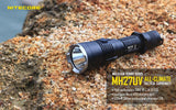 Nitecore MH27UV 1000 Lumen USB Rechargeable UV Flashlight, with Multi-Colored LEDs