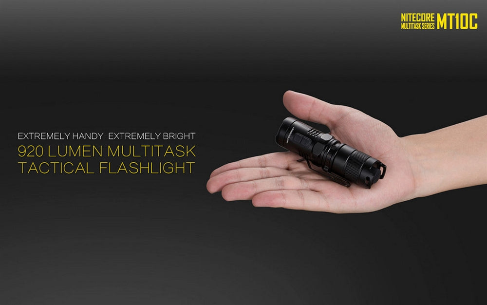 Nitecore MT10C 920 Lumen EDC Flashlight, with Red Light