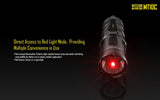 Nitecore MT10C 920 Lumen EDC Flashlight, with Red Light