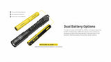 Nitecore MT2A Pro and MT1A Pro EDC Flashlight Bundle - AA and Rechargeable Battery with up to 1000 Lumens