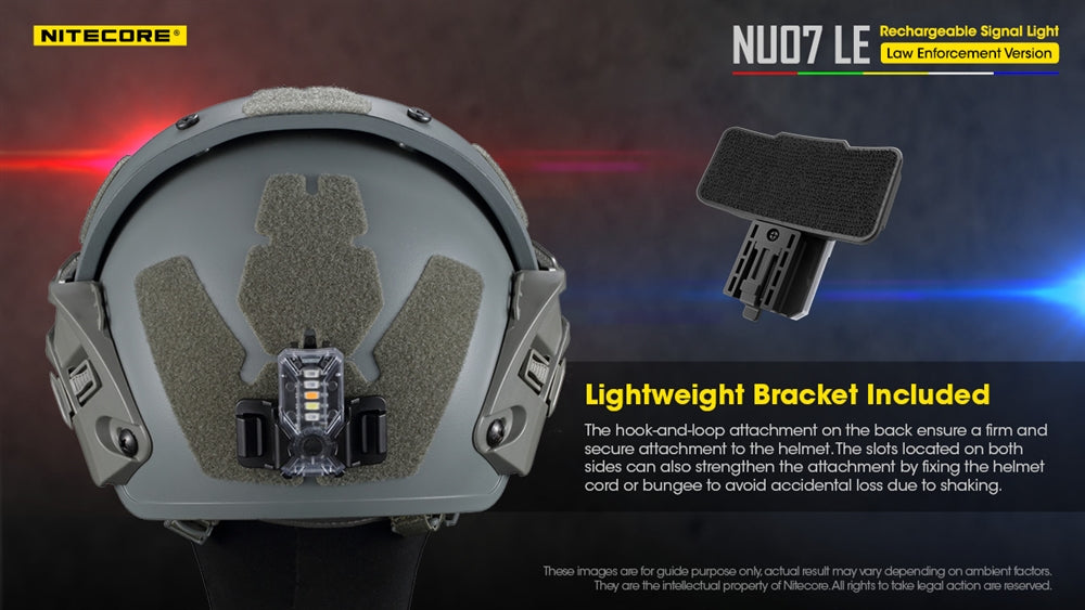 Nitecore NU07 LE 5-Color Rechargeable Signal and Safety Light for
