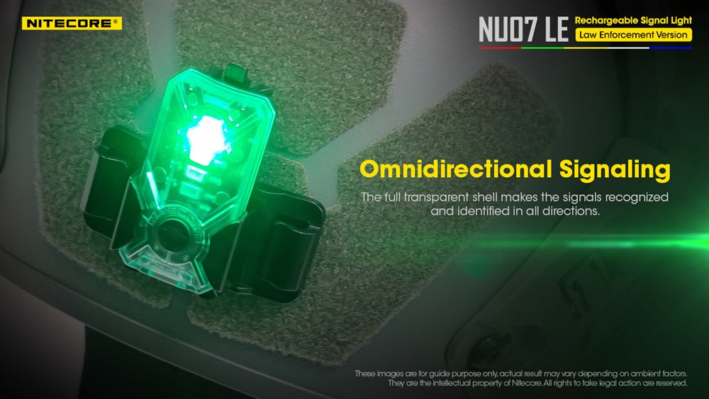 Nitecore NU07 LE 5-Color Rechargeable Signal and Safety