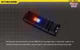 Nitecore Thumb Leo 45 Lumen Clip on Rechargeable Flashlight, UV & Red and Blue