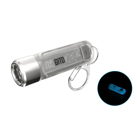 Nitecore TIKI 300 Lumen USB-C Rechargeable Keychain Flashlight