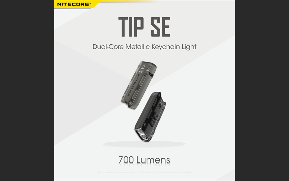 Nitecore TIP SE 700 Lumen Rechargeable Keychain EDC Flashlight