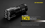 Nitecore TM28 6000 Lumen Rechargeable Flashlight