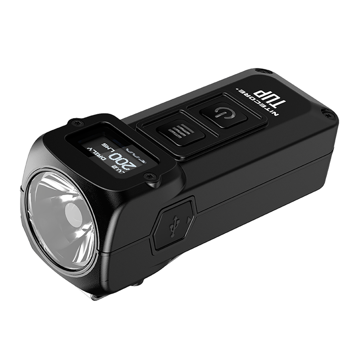 Nitecore TUP 1000 Lumen Rechargeable EDC Flashlight, Digital Display