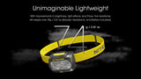 Nitecore UT27 800 lumen Rechargeable Running Headlamp