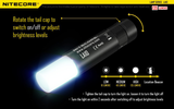 Nitecore LA10 Mini 135 Lumen Lantern - 1xAA