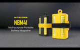 Nitecore NBM41 Battery Magazine for 21700 and 18650 Batteries