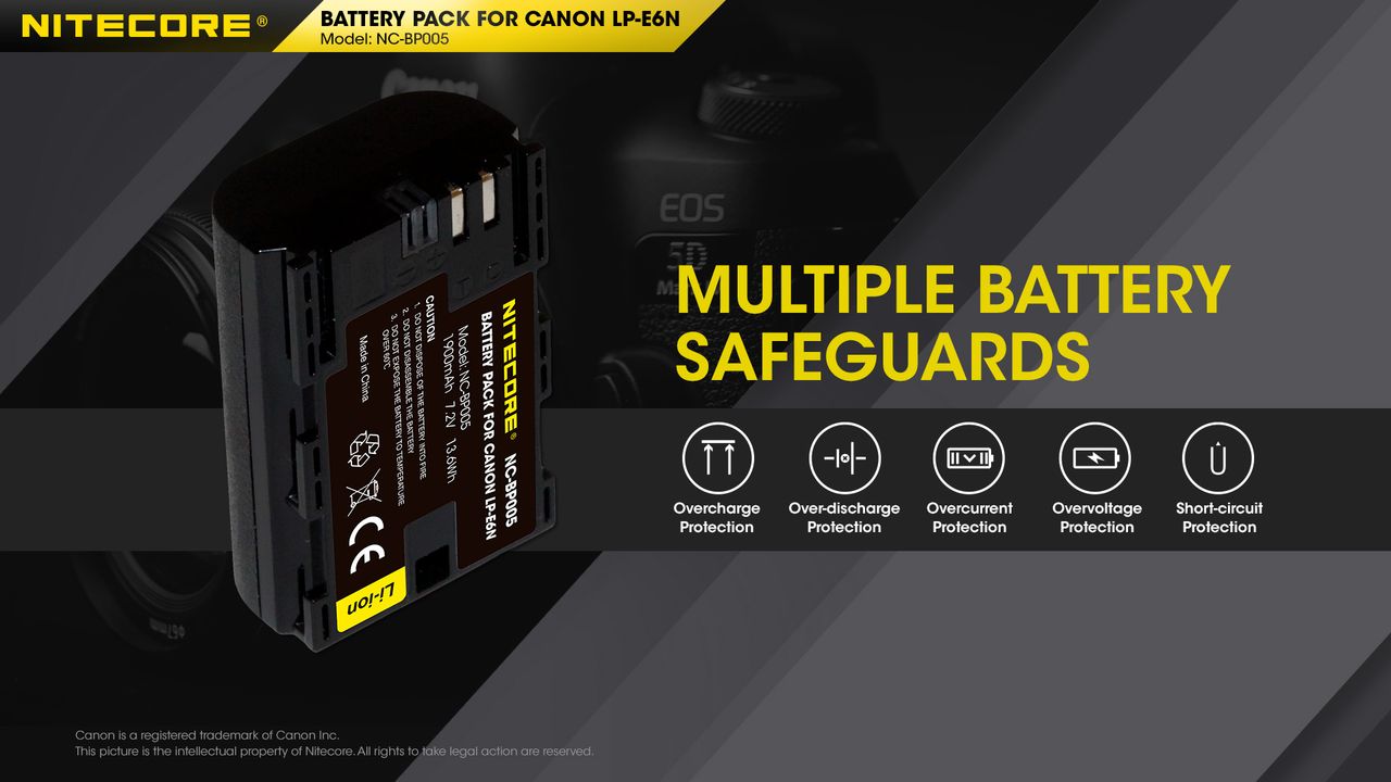 Canon Battery Pack LP-E6N NEW retailer