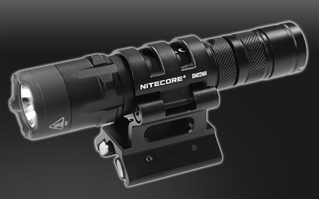 Nitecore GM02MH 1" Magnetic Barrel Gun Mount for flashlights