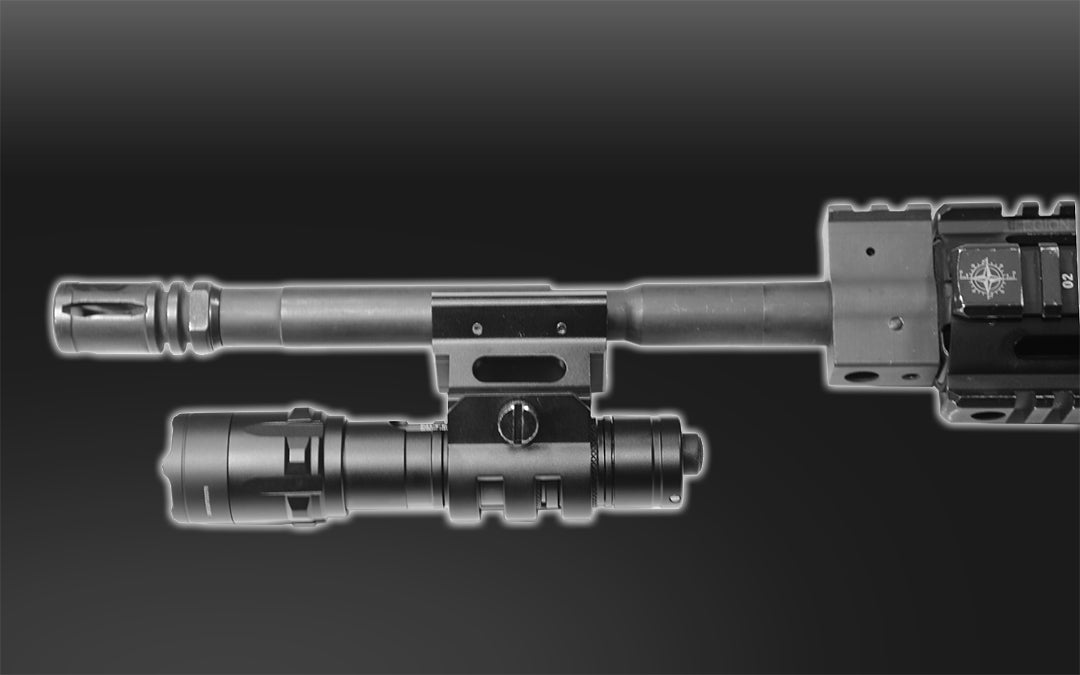 Nitecore GM02MH 1" Magnetic Barrel Gun Mount for flashlights