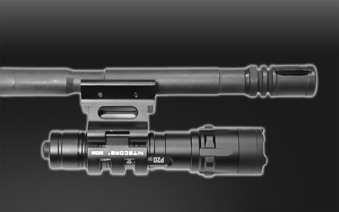 Nitecore GM02MH 1" Magnetic Barrel Gun Mount for flashlights