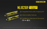 Nitecore NL1826R 2600mAh USB-C Rechargeable 18650 Battery