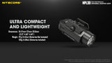 Nitecore NPL30 Rail Mount Flashlight - Used