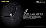 Nitecore NTP30 Titanium Bidirectional Bolt Action Tactical Pen