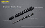 Nitecore NTP31 Aluminum Alloy Tactical Bolt Action Pen