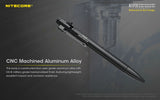 Nitecore NTP31 Aluminum Alloy Tactical Bolt Action Pen