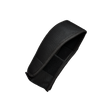 A black nylon fabric holster designed for carrying a Nitecore flashlight with hook and loop closure - model 618