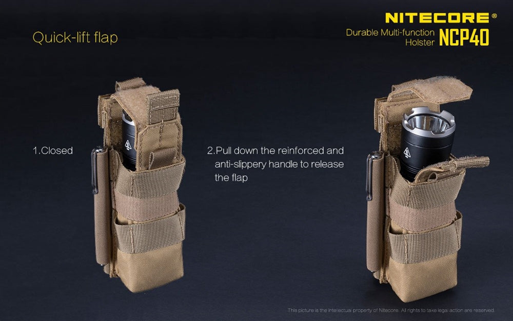 Nitecore NCP40 Holster for Nitecore Tactical Flashlight