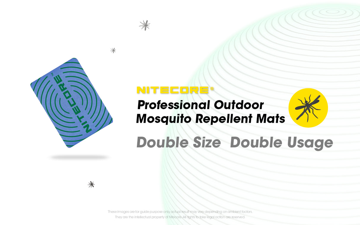 Nitecore Mosquito Repellent Mats for EMR Series Refill (30 pieces)