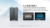 Nitecore HLB2500 All-Weather Battery Pack for HA29 UHE and HA27 UHE