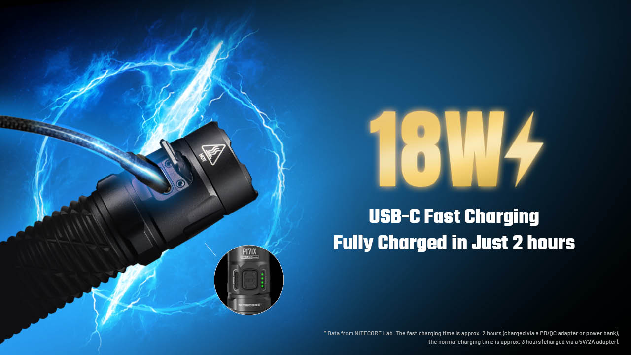 Nitecore P17iX Compact 5000 Lumen Tactical Flashlight – Nitecore Store