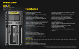 Nitecore UMS2 Dual-Slot USB Fast Charger, for 18650, 21700 batteries