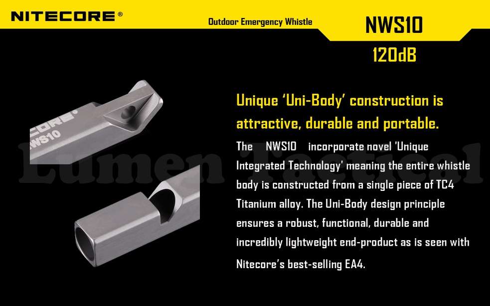 Nitecore NWS10 Emergency Whistle