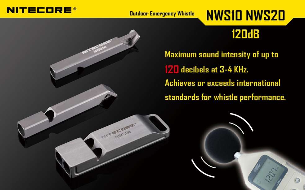 Nitecore NWS10 Emergency Whistle